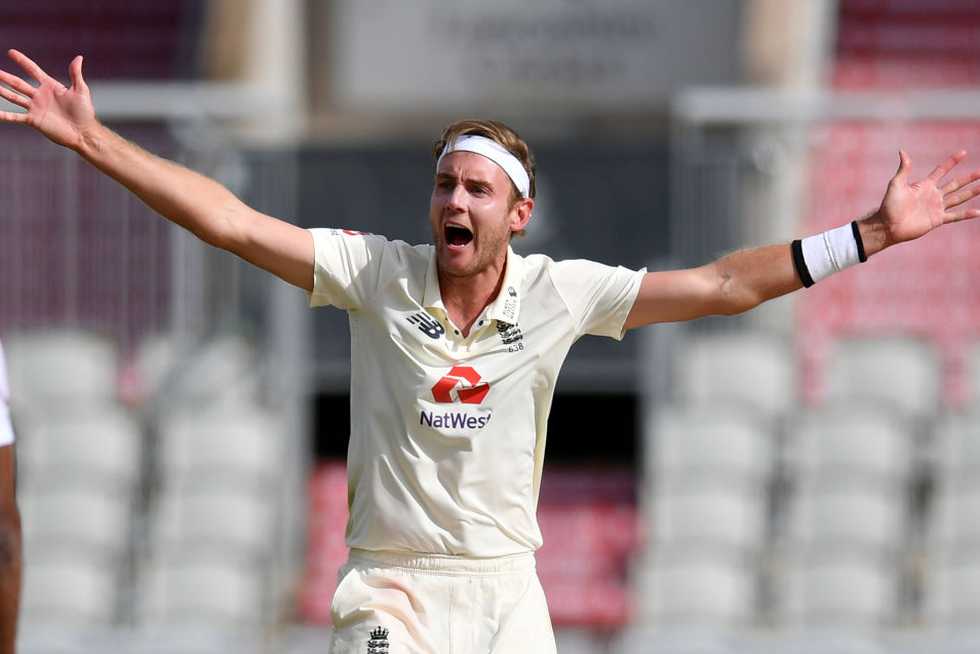 Broad took the wickets of Shamarh Brooks, Jermaine Blackwood and Shane Dowrich in the space of 14 deliveries in the final session