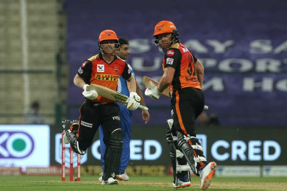 SRH's flexibility with the plans was evident in how Warner and Bairstow ran between the wickets 