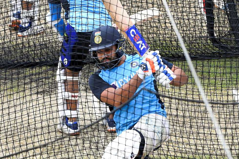 In Tuesday's nets session, it looked like Rohit had shaken off the rustiness that he began his first net practice with on January 2