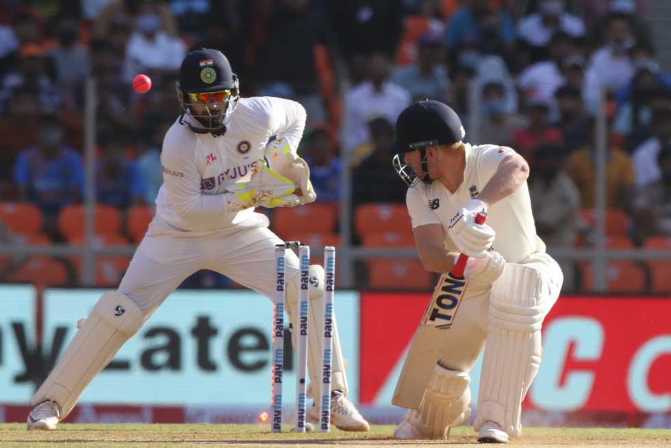 Bairstow is bowled by Axar Patel in the second innings