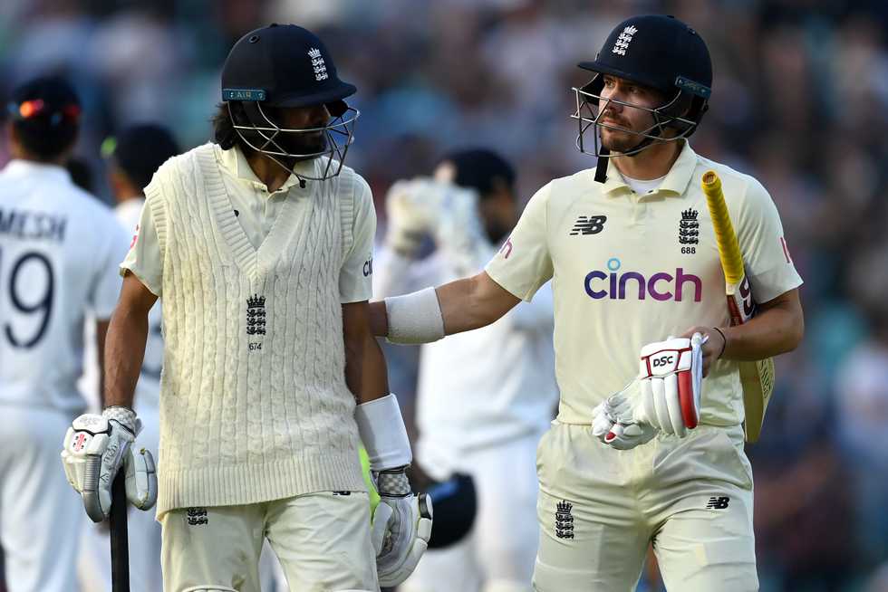 The signs were promising for the home side during the openers' 77-run stand