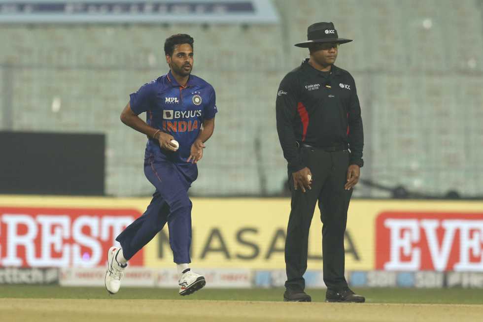 Bhuvneshwar Kumar bowled a tight penultimate over under pressure in the 2nd T20I