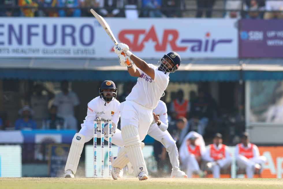 Pant was promoted to No.5 in the first Test against Sri Lanka in Mohali