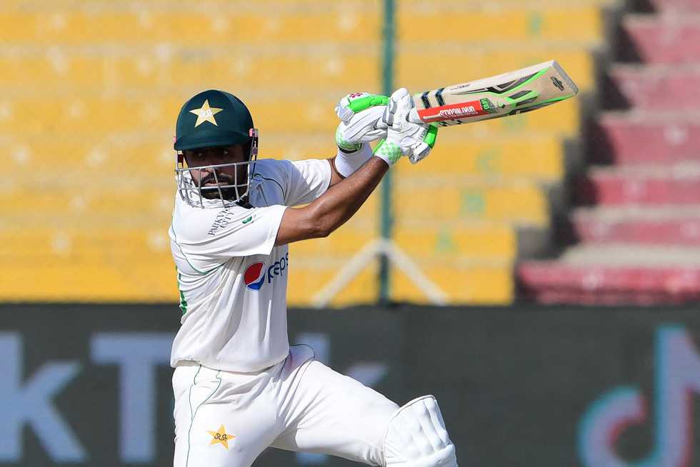 The pitch in Karachi doesn't look prepared to break up. Babar Azam was in the same mould during his sixth Test hundred at the venue