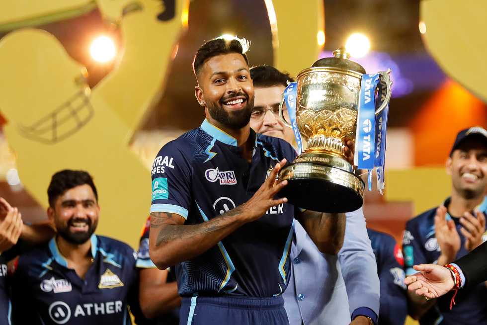 Pandya led Gujarat Titans to an IPL title in their first ever attempt