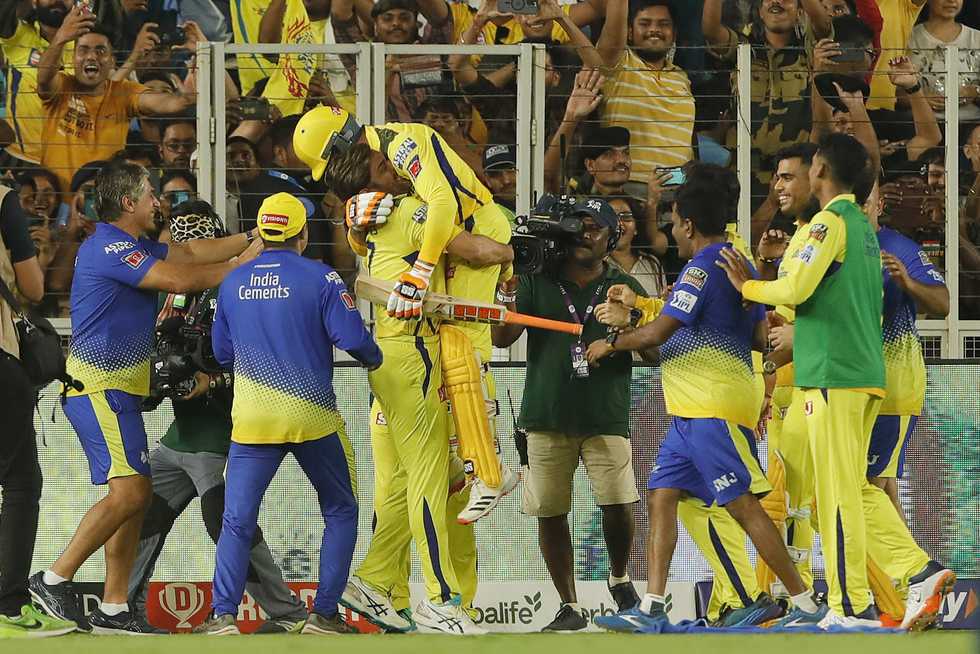 Ravindra Jadeja hit a six and a four with 10 required off 2, to hand CSK their 5th title