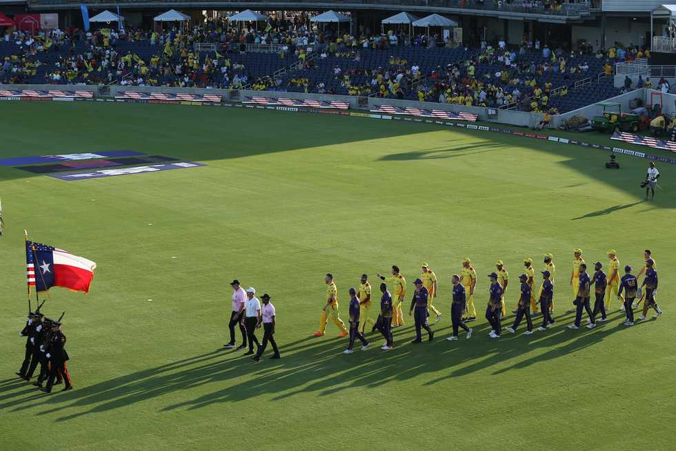 Seven thousand fans crammed into the Grand Prairie ground to watch the opening MLC clash