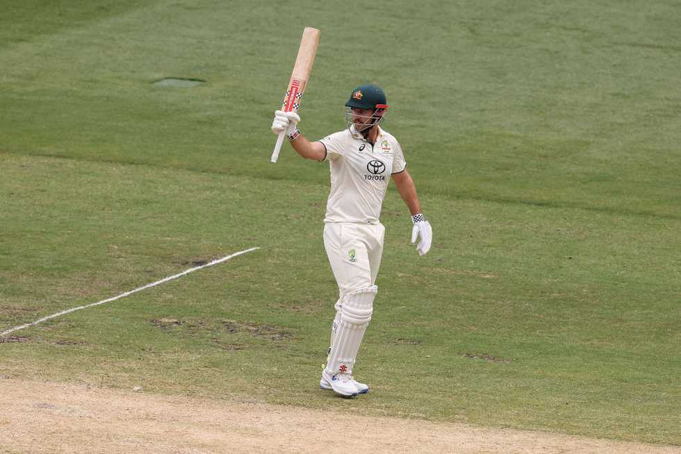 Mitchell Marsh found his groove through attacking every delivery outside his off-stump