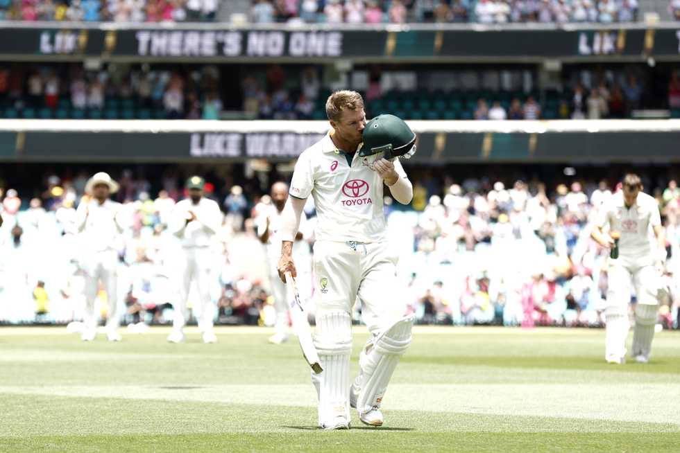 Warner made a brisk, match-winning 57 on a tricky surface at the SCG.