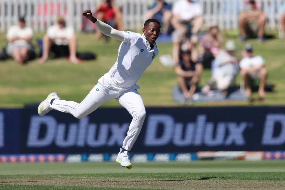 Tshepo Moreki became the 24th player to bag a wicket off the first ball of his Test career