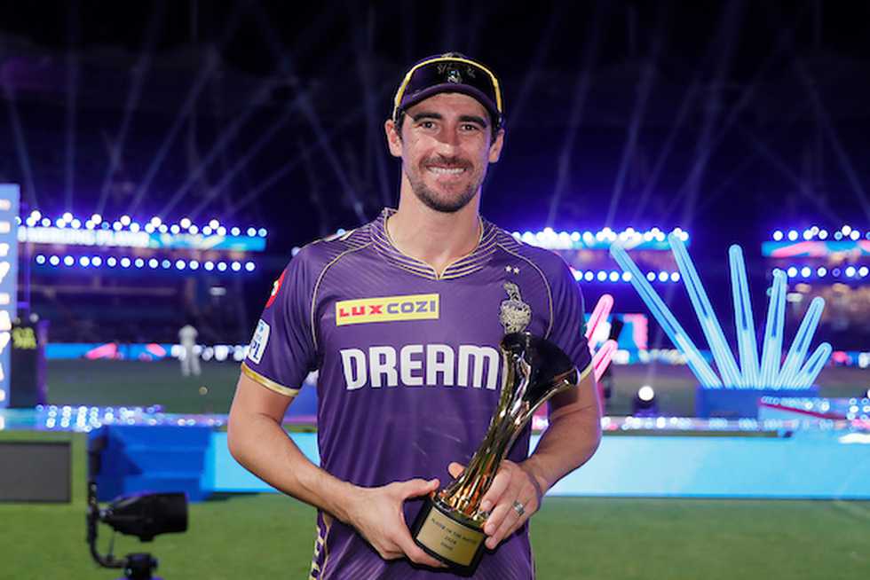 Starc was the player of the match in the final.