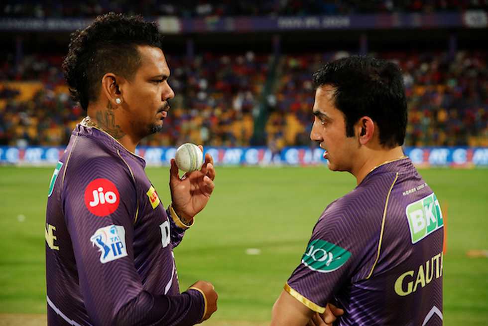 Sunil Narine led the way with both bat and ball