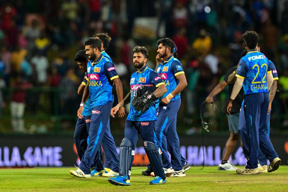 Sri Lanka conceded the T20I 0-3 after a Super Over loss on Tuesday.