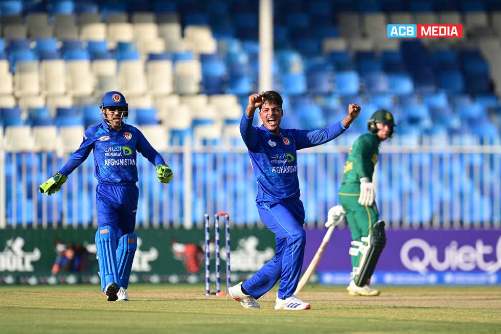 Afghanistan stunned South Africa with the ball.