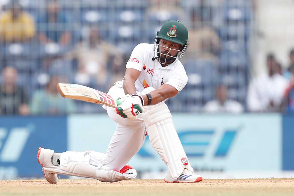 The Bangladesh skipper played a crucial knock of 82 in the second innings in Chennai