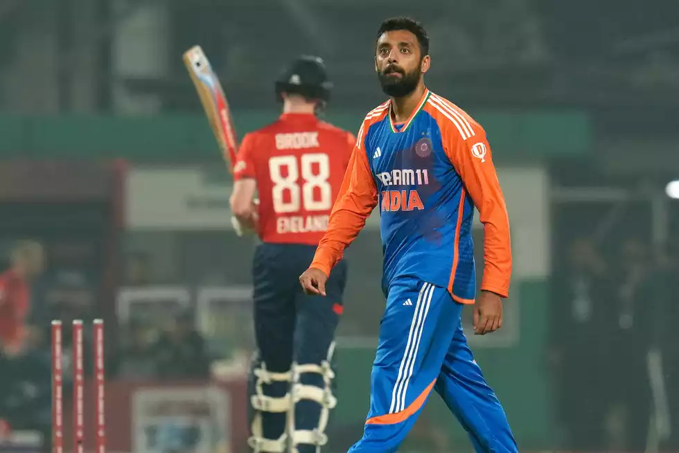 Varun tore through the England batting line-up on a good batting pitch